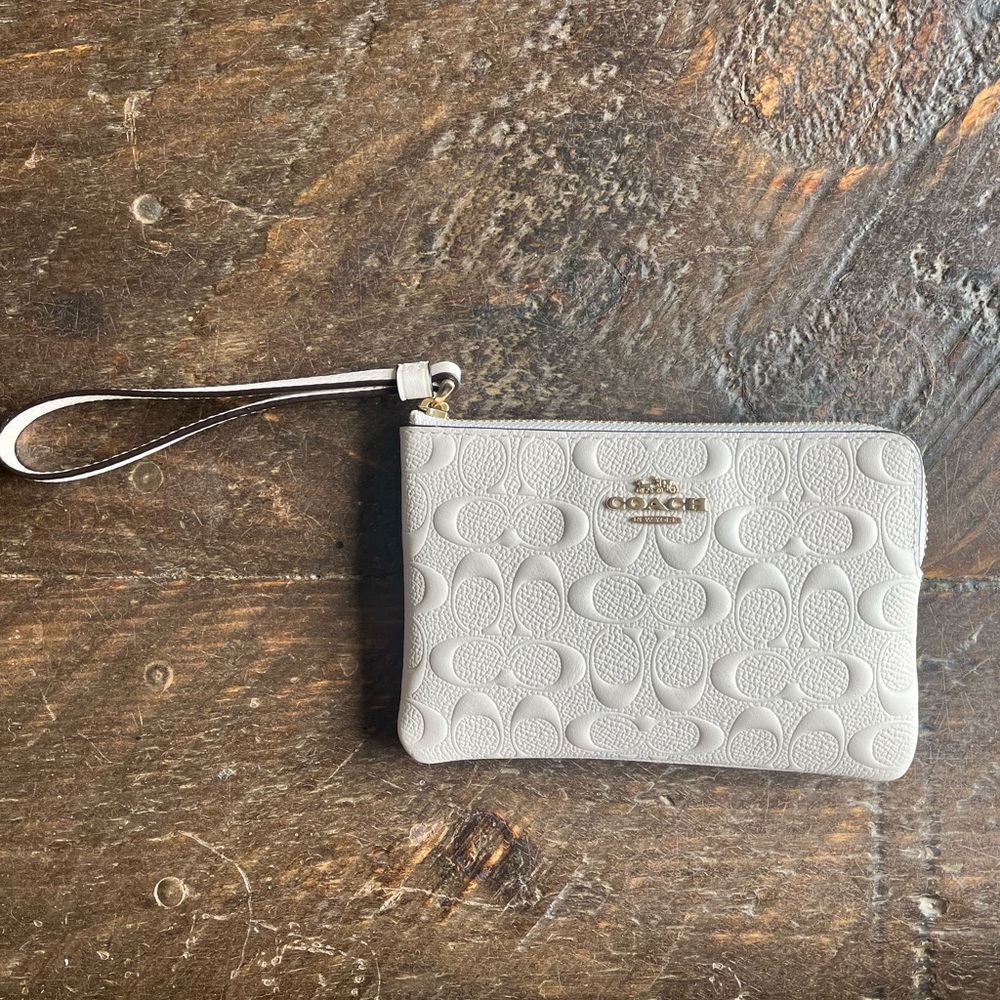 White Coach Wristlet